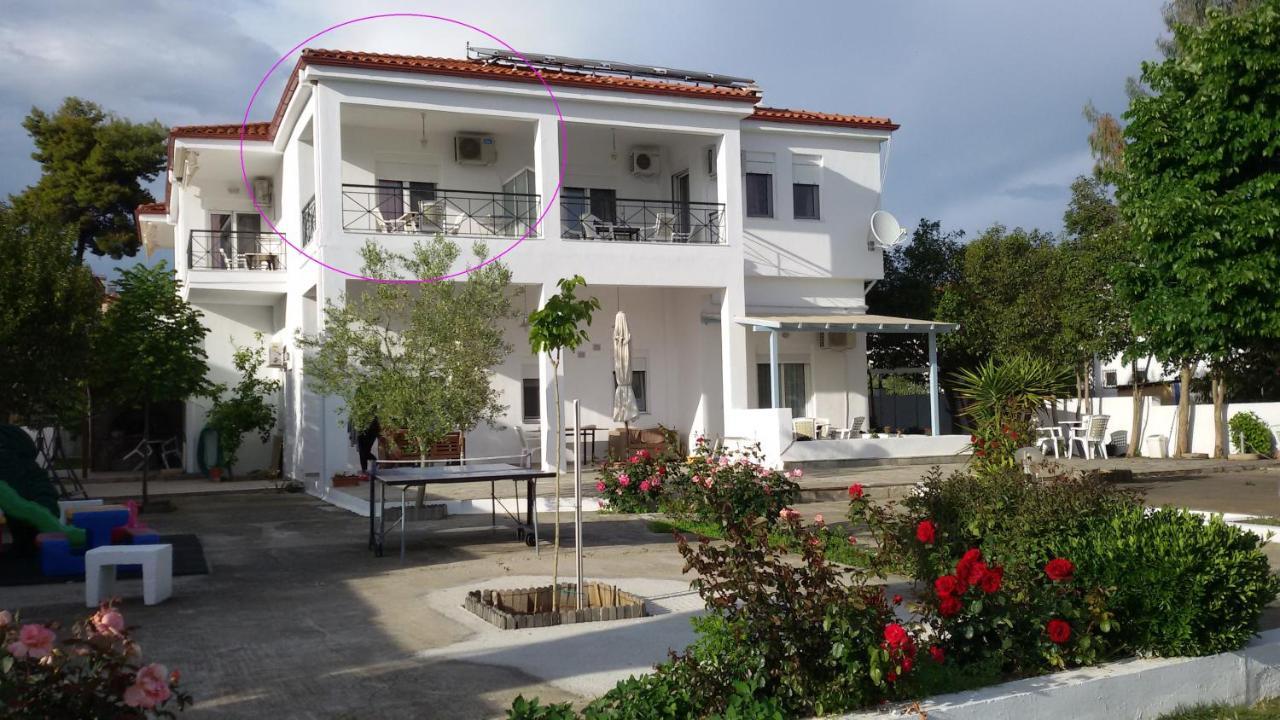 Apocalypsis Studios-Apartments Psakoudia Bagian luar foto